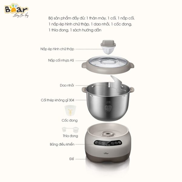 Máy trộn bột Bear 7L DM-B70V1 - Ảnh 12