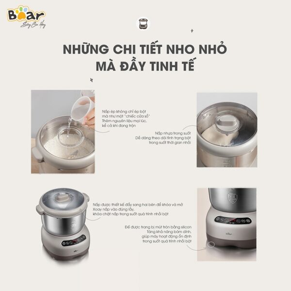 Máy trộn bột Bear 7L DM-B70V1 - Ảnh 9