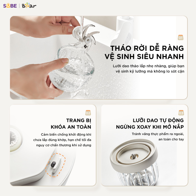 may-xay-an-dam-0-3l-ch-5h02d2417-1 Máy xay ăn dặm Bear 0.3L CH-5H02D24 - Ảnh 3