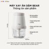 Máy xay ăn dặm Bear 0.3L CH-5H02D24 - Ảnh 11