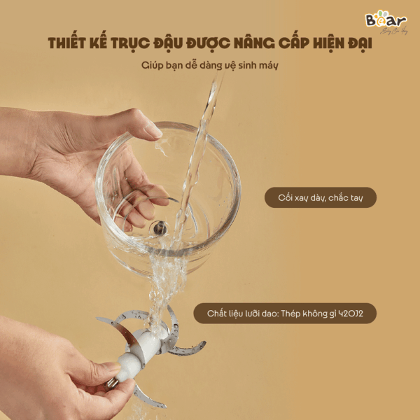 Máy xay ăn dặm 0.6L Bear QSJ-D02Q1 - Ảnh 8