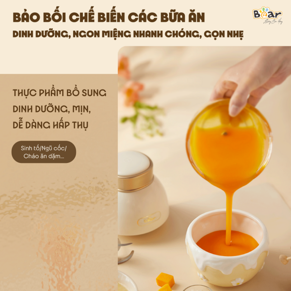 Máy xay ăn dặm 0.6L Bear QSJ-D02Q1 - Ảnh 18