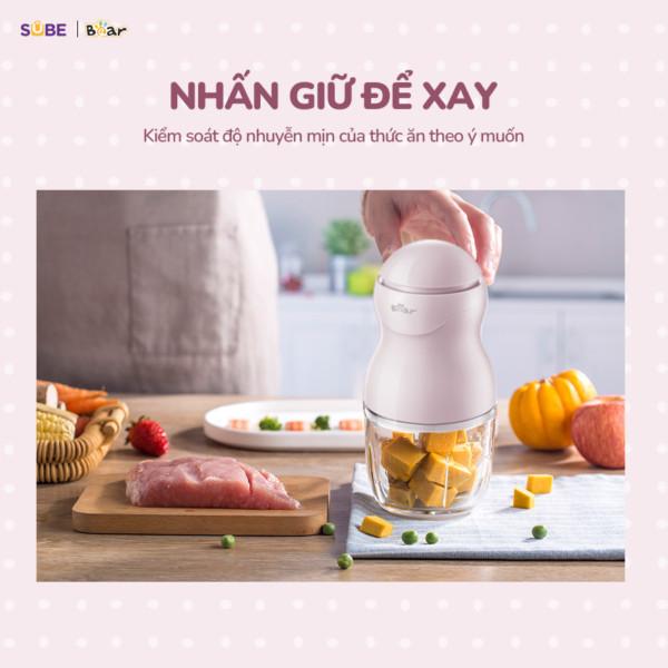 Máy xay ăn dặm Bear GR-B03V8 - Ảnh 9