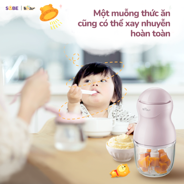 Máy xay ăn dặm Bear GR-B03V8 - Ảnh 8