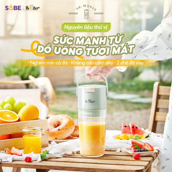 Máy xay sinh tố Bear SB-MX04X - Ảnh 4