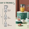 Máy xay sinh tố đa năng Bear BL-B10V2 - Ảnh 3