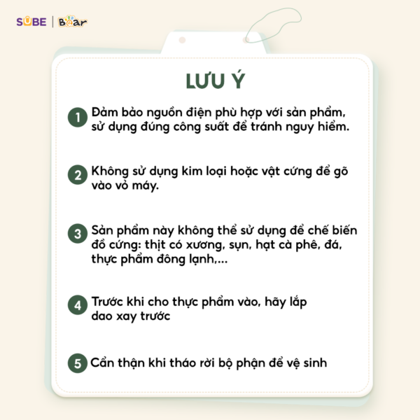 Máy xay thịt Bear 1.8L CH-4H03F - Ảnh 8