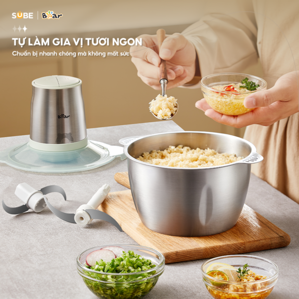 Máy xay thịt Bear 1.8L CH-4H03F - Ảnh 12