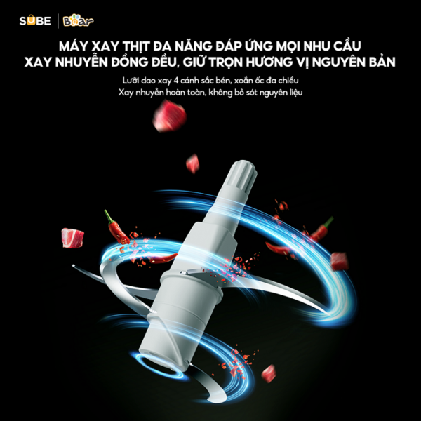 Máy xay thịt Bear 1.8L SB-MX20A - Ảnh 12