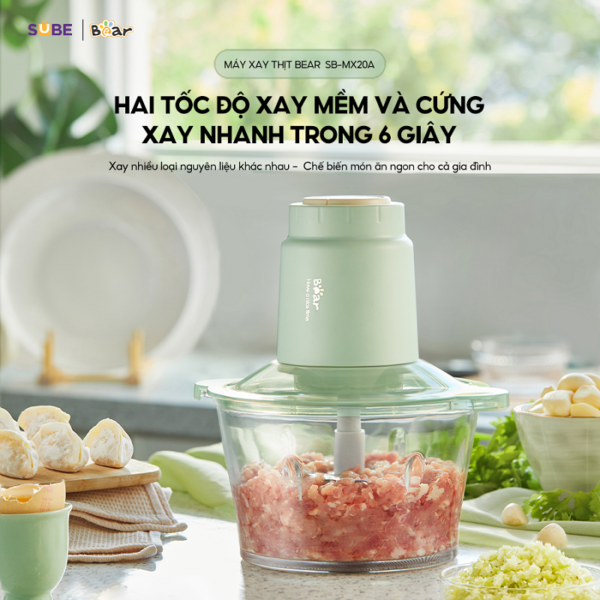 Máy xay thịt Bear 1.8L SB-MX20A - Ảnh 3