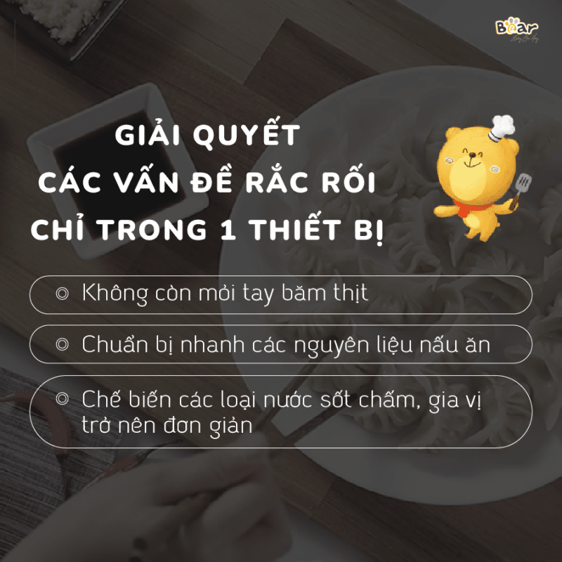 Máy xay thịt Bear 2L SB-MA02L giúp bạn băm nhuyễn thịt hiệu quả chỉ với một nút bấm Máy xay thịt Bear 2L SB-MA02L giúp bạn băm nhuyễn thịt hiệu quả chỉ với một nút bấm