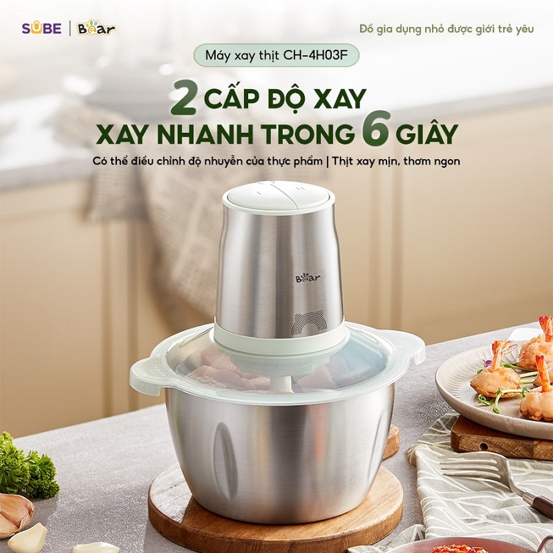 công suất máy xay thịt Bear CH-4H03F máy xay thịt Bear CH-4H03F