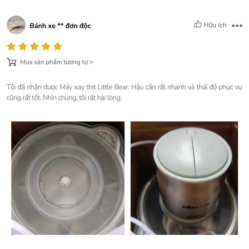Đánh giá về máy xay thịt Bear CH-4H03F máy xay thịt Bear CH-4H03F