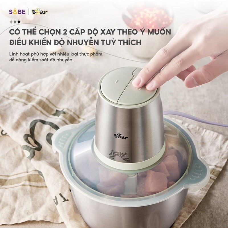 chế độ máy xay thịt Bear CH-4H03F máy xay thịt Bear CH-4H03F