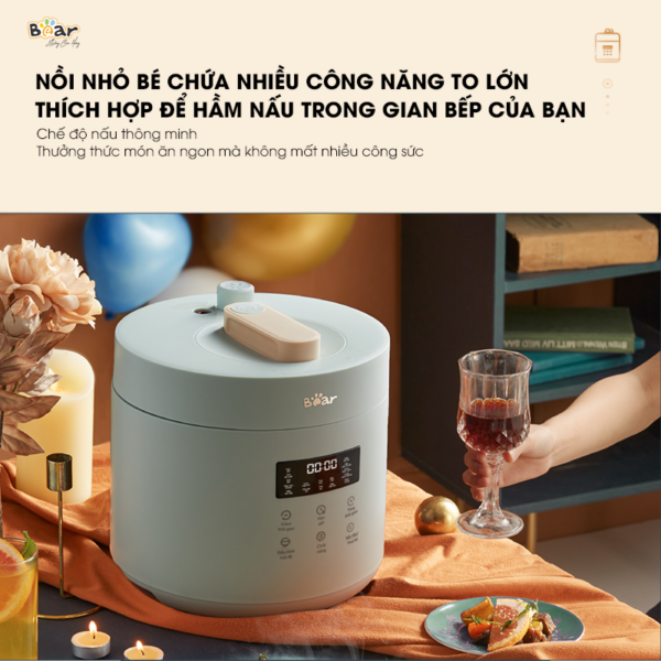 Nồi áp suất Bear 2.5L SB-AS25L - Ảnh 3