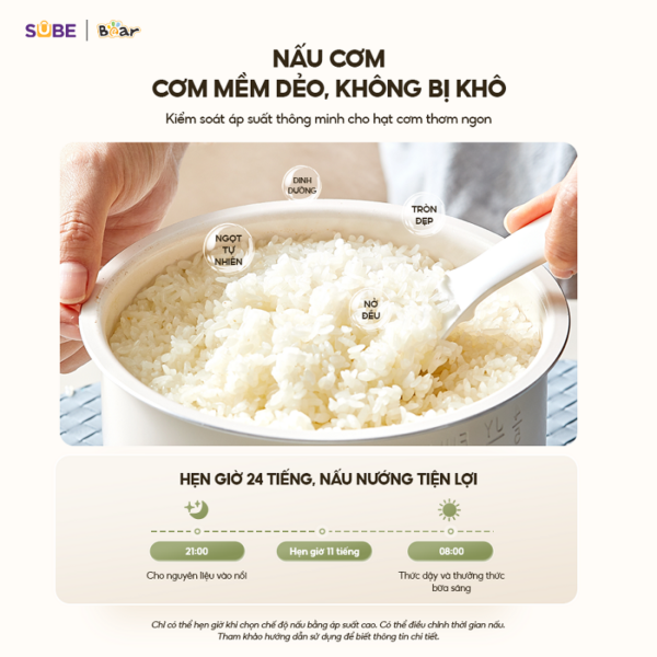 Nồi áp suất Bear 4L SB-AS40W - Ảnh 18
