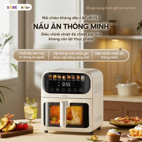Nồi chiên không dầu Bear AF-4H15J - Ảnh 2
