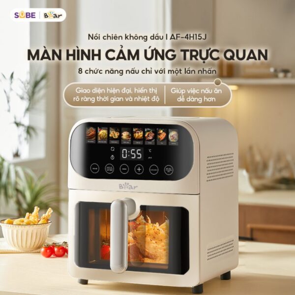 Nồi chiên không dầu Bear AF-4H15J - Ảnh 4