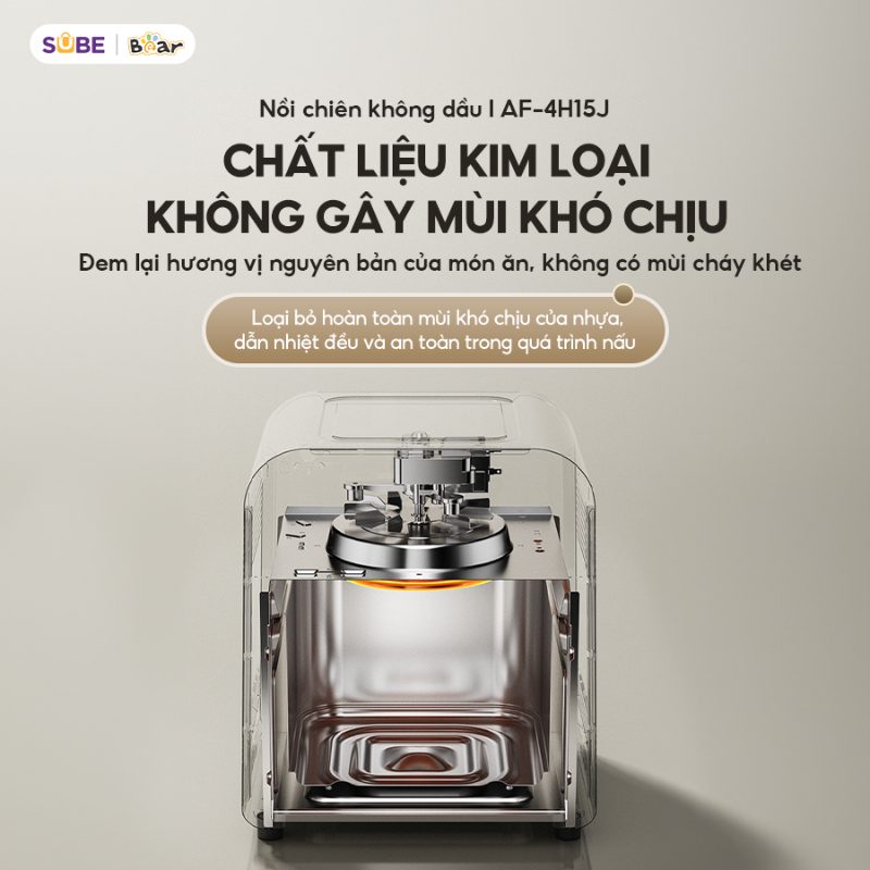 nồi chiên không dầu Bear AF-4H15J