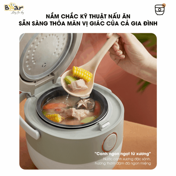 Nồi Cơm Điện Bear 1.6L SB-NC16L - Ảnh 13