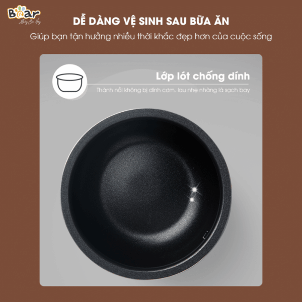Nồi Cơm Điện Bear 1.6L SB-NC16L - Ảnh 15