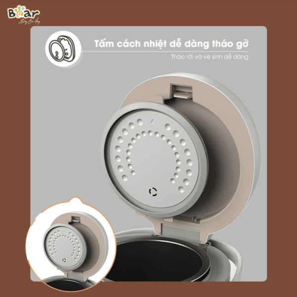 Nồi Cơm Điện Bear 1.6L SB-NC16L - Ảnh 16