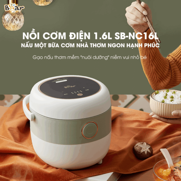 Nồi Cơm Điện Bear 1.6L SB-NC16L - Ảnh 2