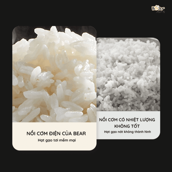 Nồi cơm điện Bear 3L SB-NC30A - Ảnh 8
