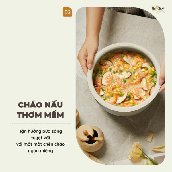 Nồi cơm điện Bear 3L SB-NC30B - Ảnh 5