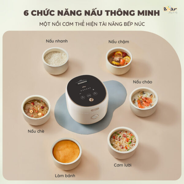 Nồi cơm điện Bear 3L SB-NC30B - Ảnh 2