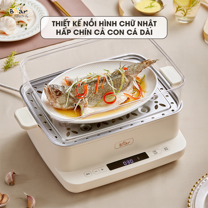 Nồi hấp được cả một con cá lớn nguyên vẹn Nồi hấp được cả một con cá lớn nguyên vẹn