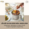 Nồi lẩu mini Bear 1.2L DRG-C12K1 - Ảnh 6