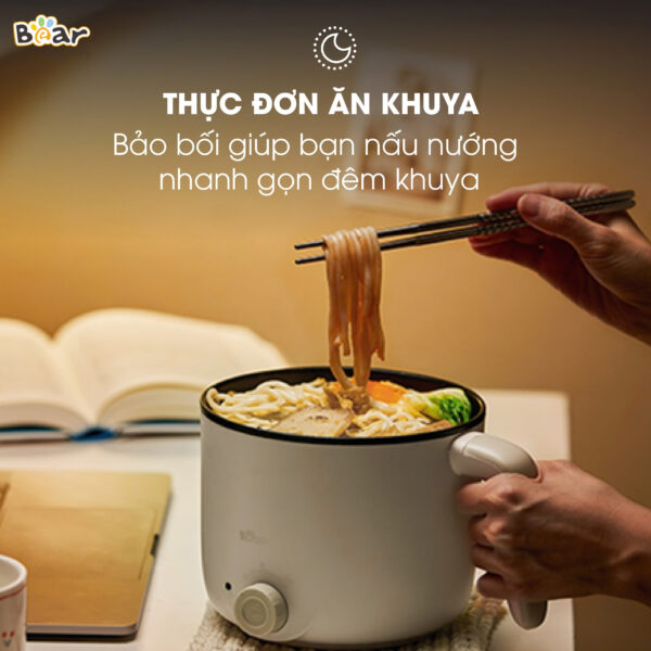 Nồi lẩu mini Bear 1.2L DRG-C12K1 - Ảnh 5