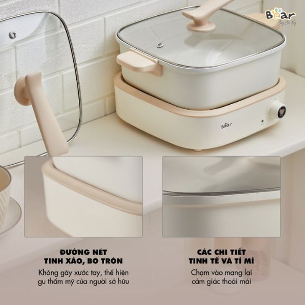 Nồi lẩu Bear 4L DHG-C40M1 - Ảnh 3