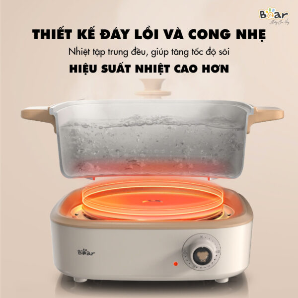 Nồi lẩu Bear 4L DHG-C40M1 - Ảnh 6