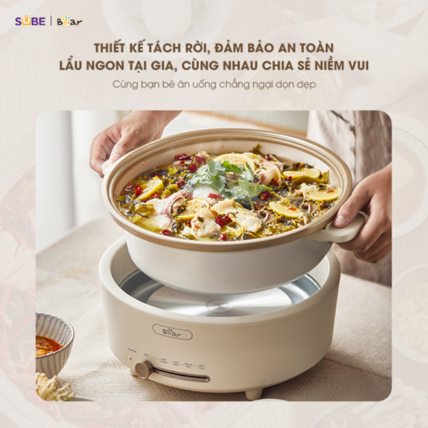 Nồi lẩu Bear 5L SB-NL05F - Ảnh 15