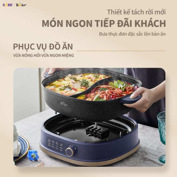 Nồi Lẩu Bear 6L SB-NL60U - Ảnh 14