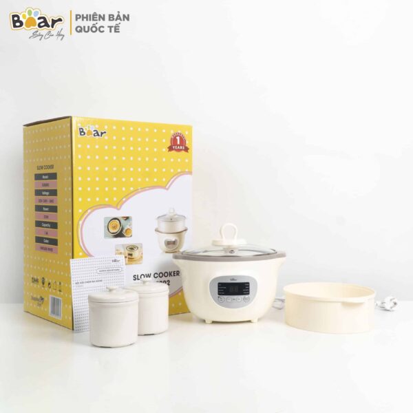 Nồi nấu chậm Bear 1.6l SUBE002 - Ảnh 5
