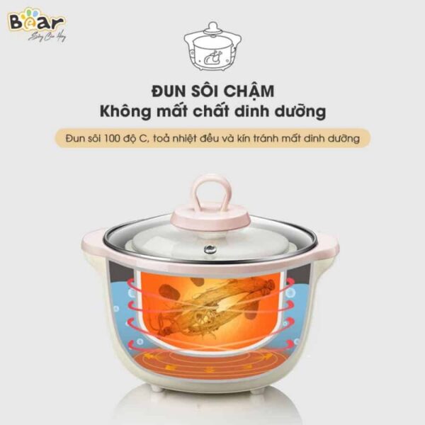 Nồi nấu chậm Bear 1.6l SUBE002 - Ảnh 6