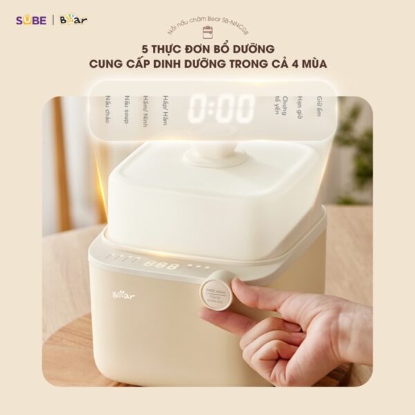 Nồi nấu chậm Bear 0.8L SB-NNC08 - Ảnh 7