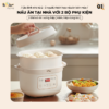 Nồi nấu cháo chậm Bear 1.6L vuông SB-NNC16 - Ảnh 4