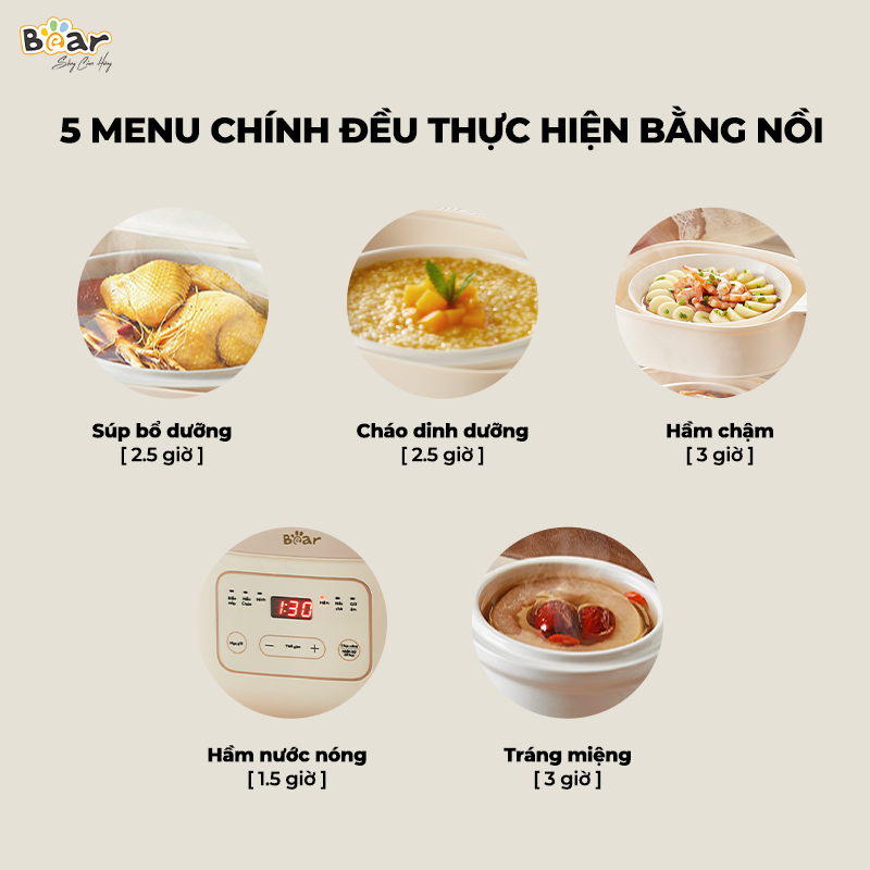 noi-nau-cham-bear-1-6l-sb-nnc16-9-4 Thực đơn nồi nấu chậm Bear 1.6L SB-NNC16