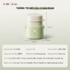 Nồi nấu chậm Bear 1L SC-4H10E, tặng kèm xửng hấp - Ảnh 14
