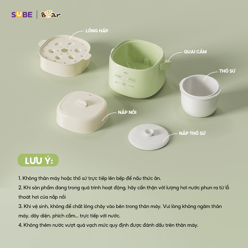 SC-4h10e có chất liệu sứ trắng tự nhiên Chất liệu sứ trắng tự nhiên, nhựa PP an toàn