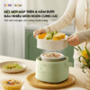 Nồi nấu chậm Bear 1L SC-4H10E, tặng kèm xửng hấp - Ảnh 4