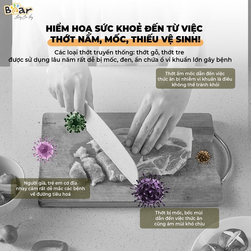 Thớt kháng khuẩn Bear