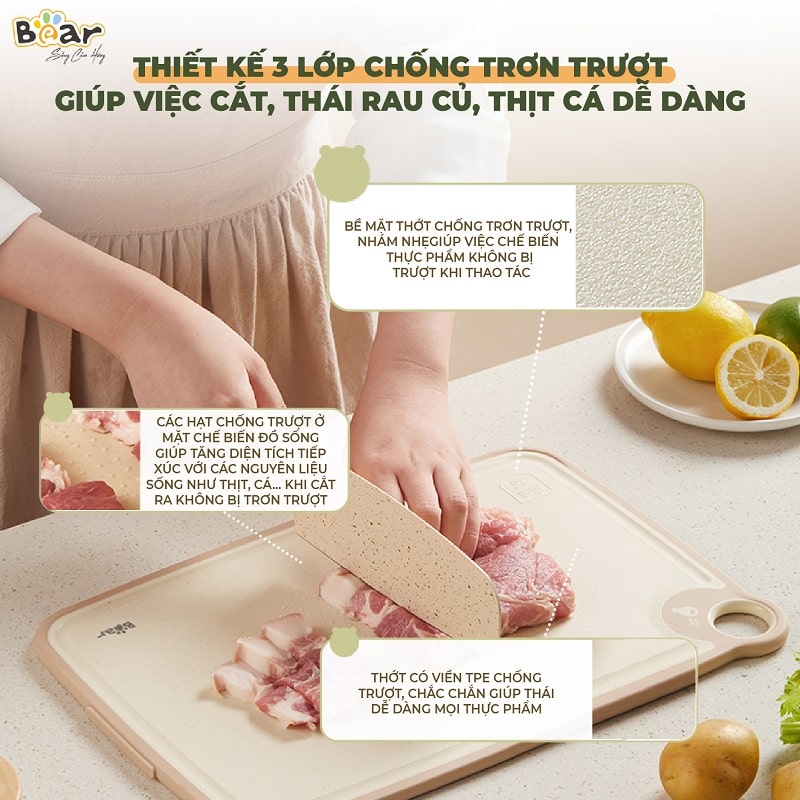 Thớt kháng khuẩn Bear
