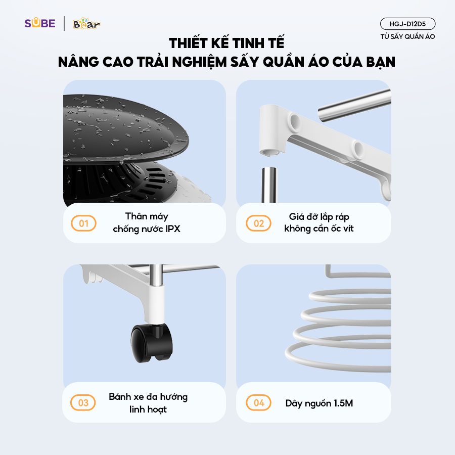 Thiết kế ấn tượng của sản phẩm
