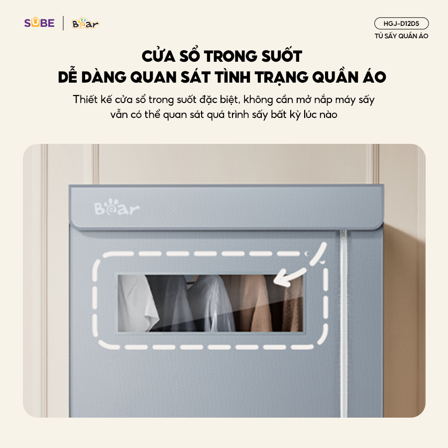 Tủ sấy có cửa sổ trong suốt