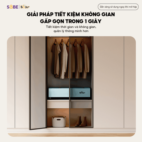 Tủ sấy quần áo Bear PCD-4H12G - Ảnh 4